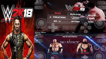 Wwe 2k18 real game offline android version yuzu emulator game download links in my comment box 