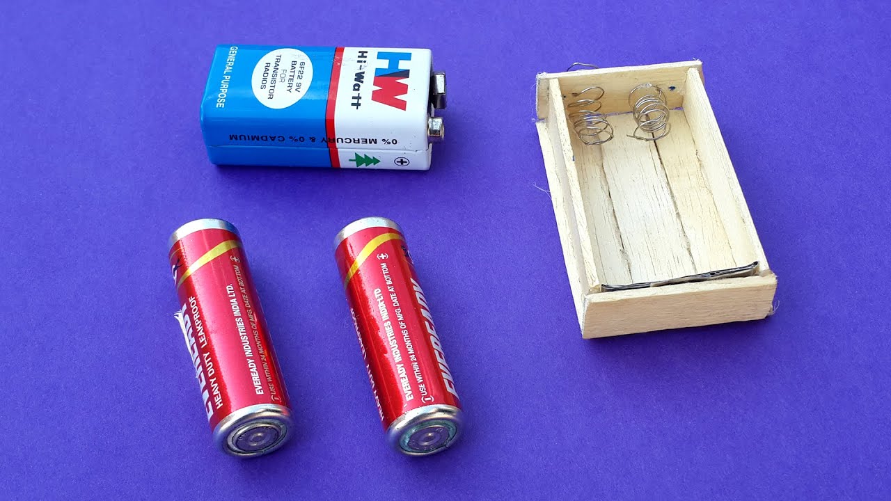 Холдер для батарейки 18350. Корпус для батареек DYI. Выдвижной холдер для батарейки 18350. 3d модель контейнер для батареек AA. To make battery