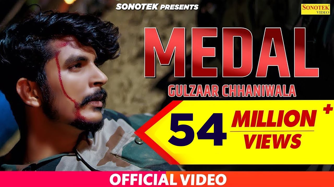 Gulzaar Chhaniwala  Medal  Full Song Video   Latest Haryanvi songs Haryanavi  Sonotek