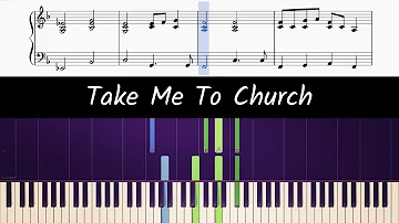 How to play piano part of Take Me To Church by Hozier