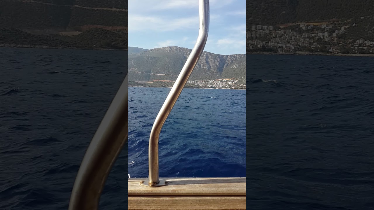 Kaş ta 35 metrelik gulet ile güzel bir tur En iyi kaş çıkışlı mavi