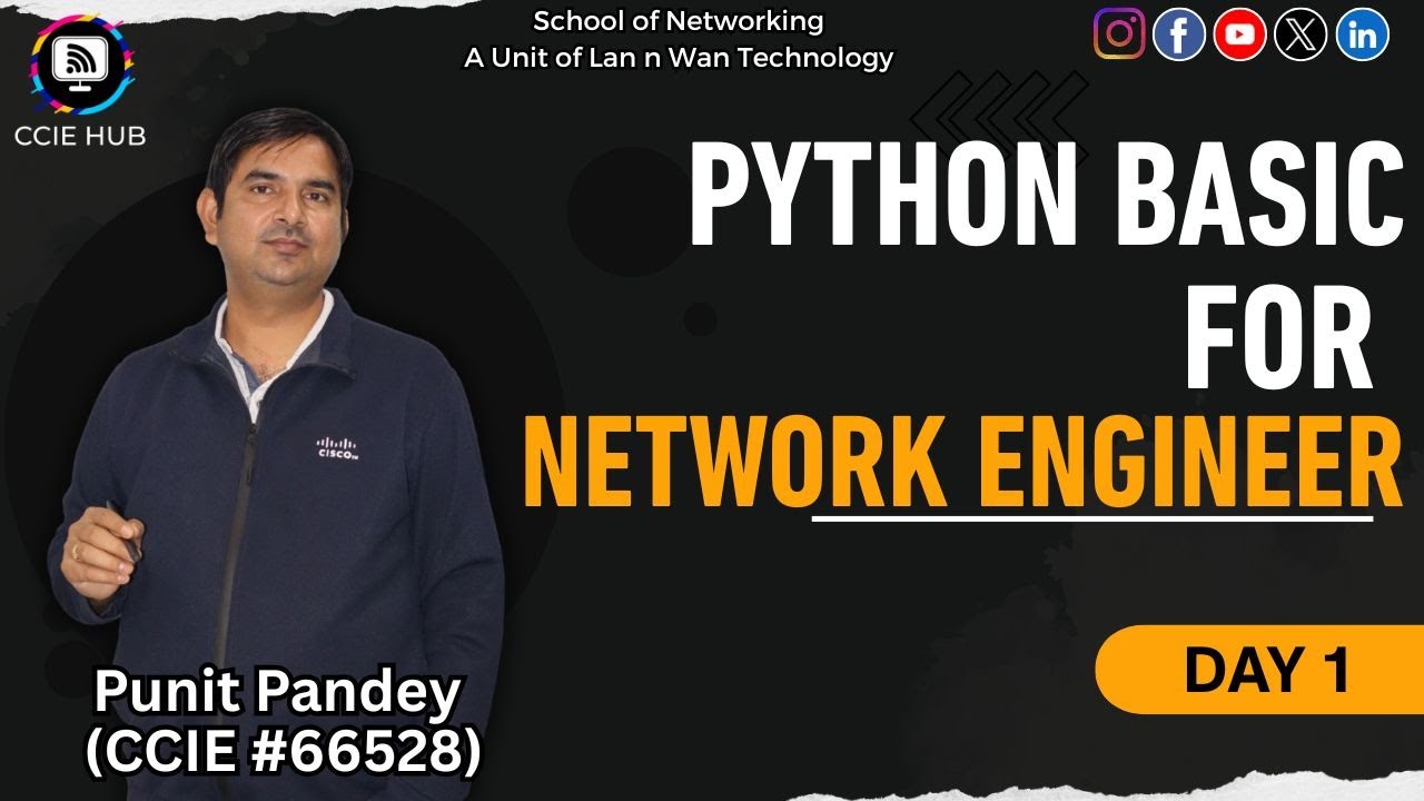 Day-2 Network Automation | Python basic for Network Engineer - YouTube