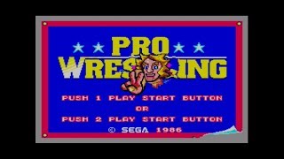 Pro Wrestling Sega Master System Playthrough