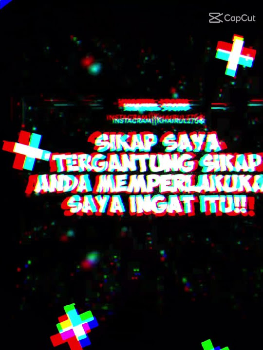 story sikap saya tergantung sikap anda !!!!!