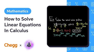 How to Solve Linear Equations In Calculus Ft. The Math Sorcerer
