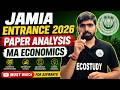JAMIA Entrance 2026 MA Economics Paper Analysis | Detailed Solutions | Live