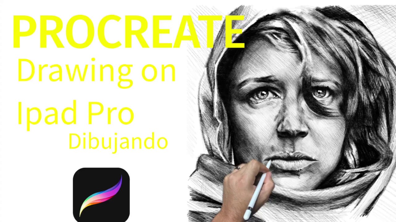 Ipad Pro and Apple Pencil - Procreate Drawing / Dibujando - YouTube