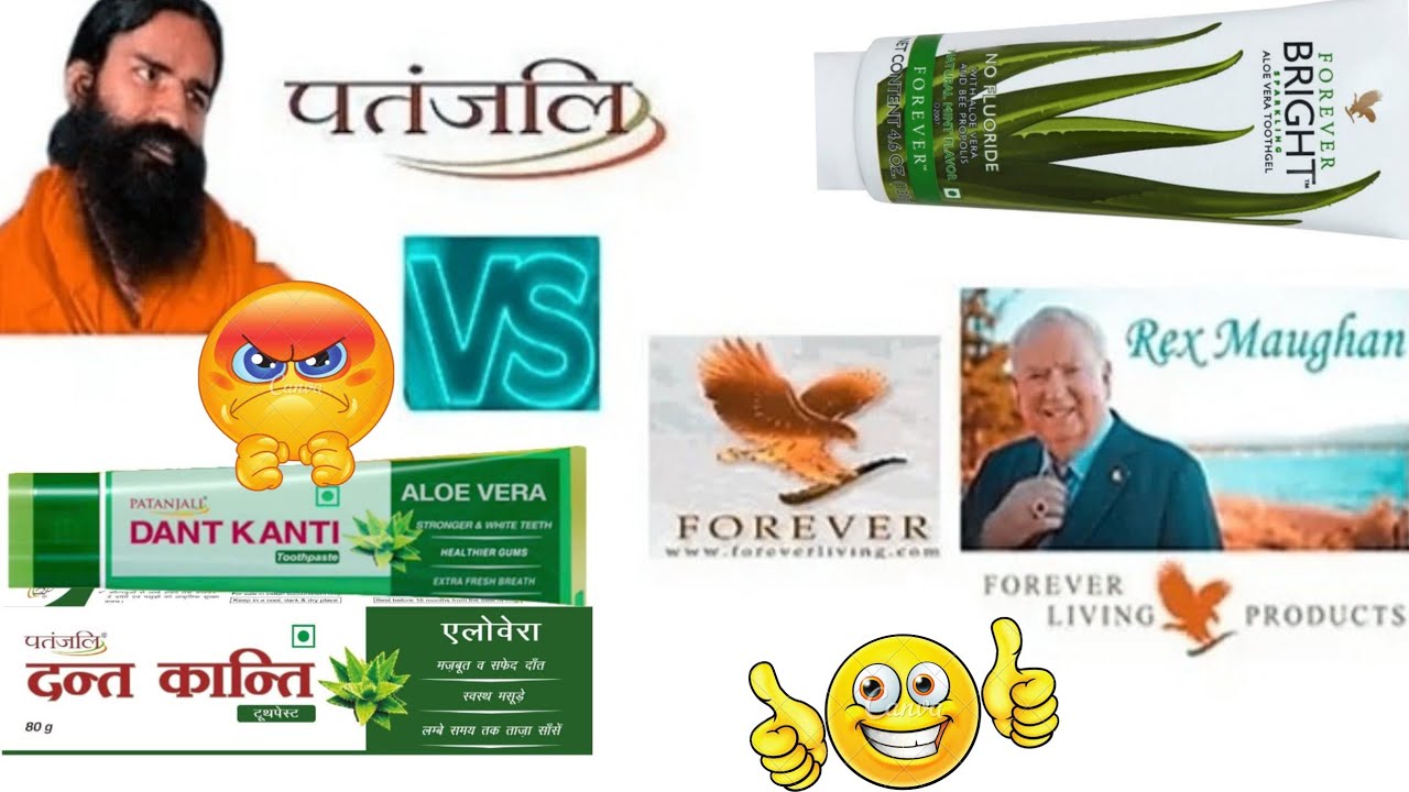 Demo of 🦅 Forever Bright Toothgel Vs Patanjali Aloe Vera Toothpaste🪥 | First Time Review.☝️