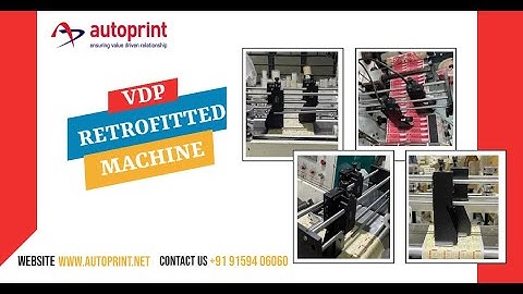 VDP System | Retrofit | Numbering  | QR code | Bar Code | Mailing addresses | Autoprint Retrofit.