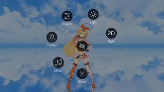 Dancing Girl MMD   Miku Live AnimeCamera AR Model - #Androidtimez screenshot 1