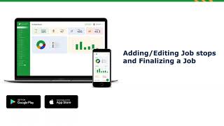 Adding Job Stops, Editing Job Stops, and Finishing a Job from the FCS Driver Application