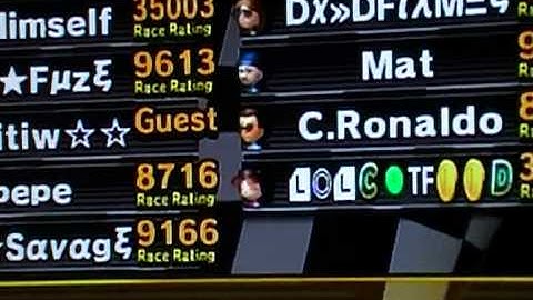 Mario Kart Wii  - Hacker Races M Himself and LOLCATFOOD.