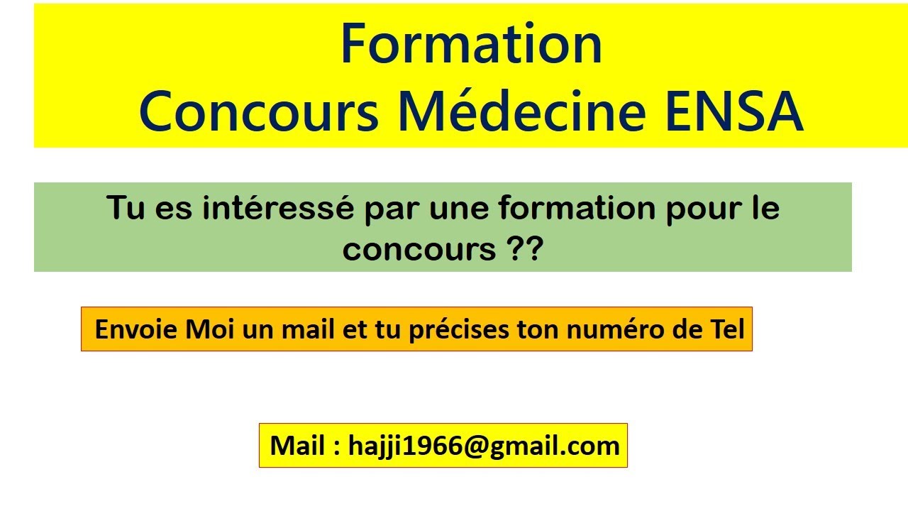 Concours Medecine-Ensa (les piles)