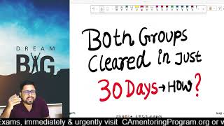 Nidhi Cleared Both Groups in just 30 Days | How❓