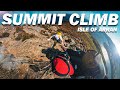 ISLE OF ARRAN Scotland -  NEAR VERTICAL summit hike &amp; Holy Island Tour
