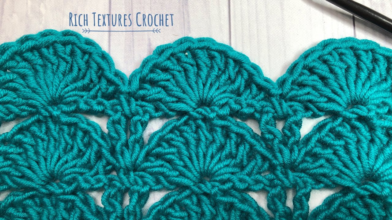 How to Crochet the Peacock Stitch YouTube
