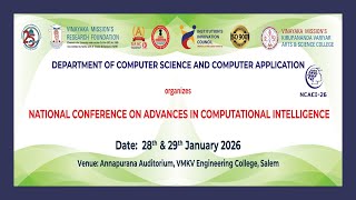 2nd National Conference on Advances in Computational Intelligence = DAY -1 - 28-01-2026 @vmrfdumedia