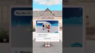 Do This Now Before The Bloxburg CHRISTMAS UPDATE #roblox #bloxburg #robloxbloxburg #shorts