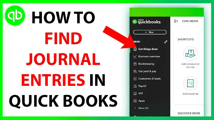 How to Find Journal Entries on Quickbooks