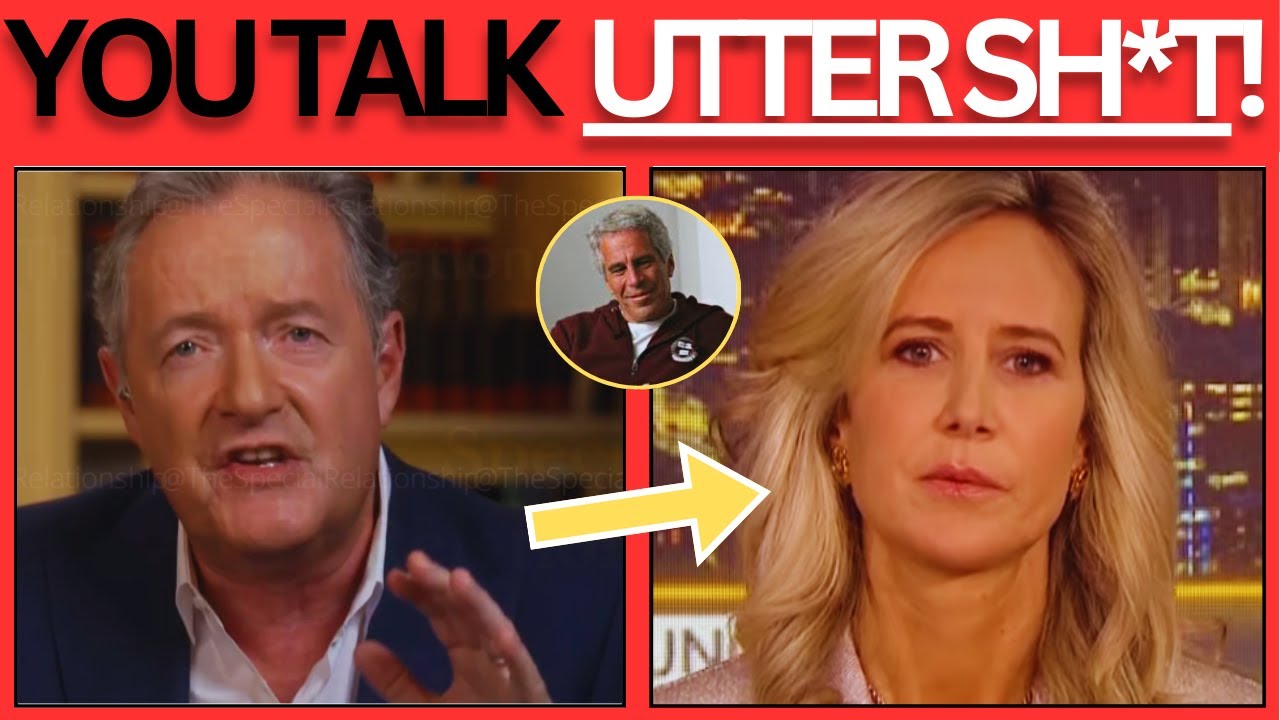 Piers Morgan EXPLODES at MORONIC British Airhead For Her Epstein LIES!
