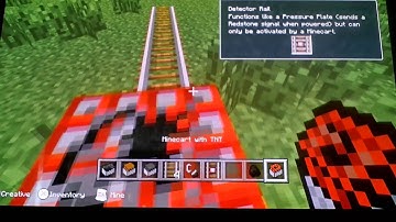 HOW TO BUILD a working train in minecraft
