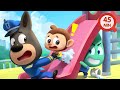 Playground Slide Adventure | Safety and Sharing | Cartoons for Kids | Sheriff Labrador