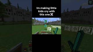 Making lil kids cry with this one #minecraft #pvp #mincraftpvp #minecraftjava