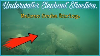 Scuba diving in Malvan (English vlogs) | Underwater elephant statue | Scuba information in English.