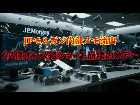 JPモルガン内部メモ流出──62億オンス銀ショート崩壊のXデー（【隠れた富への鍵】シルバー投資の秘密を探る その581）