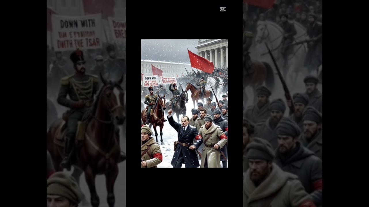 The Russian revolution 1917 (Bolsheviks rise to power) 