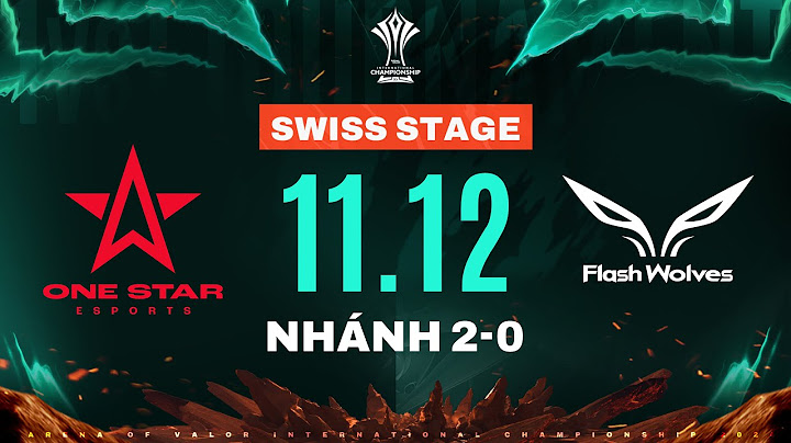 ONE STAR ESPORTS vs FLASH WOLVES: "ÔNG KẸ" FW!!! | SWISS STAGE - NGÀY 11/12 | AIC 2024