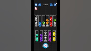 Lv 149 (??? ver.) Ball Sort Puzzle - Color Game / 顏色分類遊戲 / ボールソーティングパズル (Guru Game)  #ballsortpuzzle