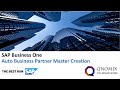 Auto Create BP Master in SAP B1 Using GSTN Certificate.
