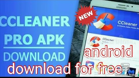 How to download c cleaner pro for android free