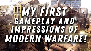 My First Gameplay\/Impressions Of The Call Of Duty Modern Warfare Crossplay Beta