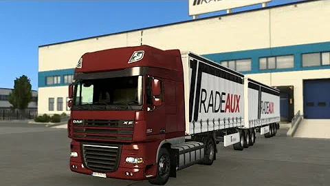 Euro Truck Simulator 2 | DAF XF 105 super space | Delivering Tableware | ETS 2 Gameplay