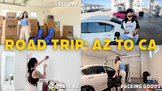 moving from AZ to CA the movers are here roadtrip to LA