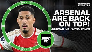 ARSENAL BACK ON TOP Manchester City looking LESS AND LESS LIKELY for EPL title ESPN FC
