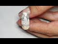 TUTORIAL I Freehand Nail Art leaves using Spider Gel, Transfer Foil and Watercolour paint.