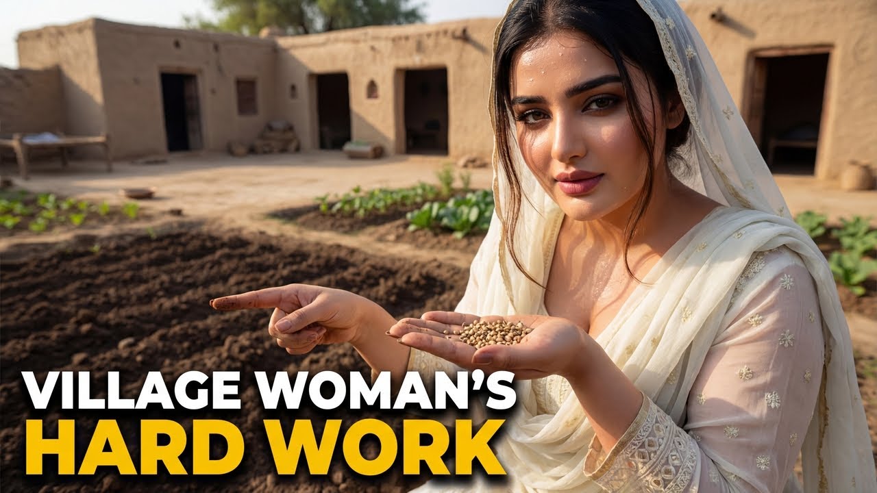 Pakistani Village Woman | Sabzi Lagana | Real Village Life | Pakistan Village life