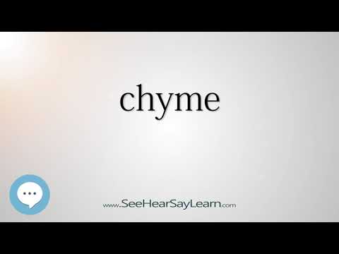 chyme Smart Obscure English Words Defined