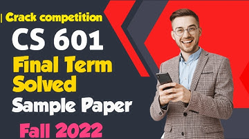 CS601 - Data Communication Final Term Template Sample 2023 | CS601 Solved Sample Paper 2023