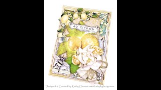 Throwback Thursday Prima Fruit Paradise Lemon Card Folio