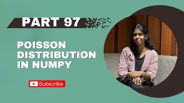 Poisson Distribution in NumPy | Part 97
