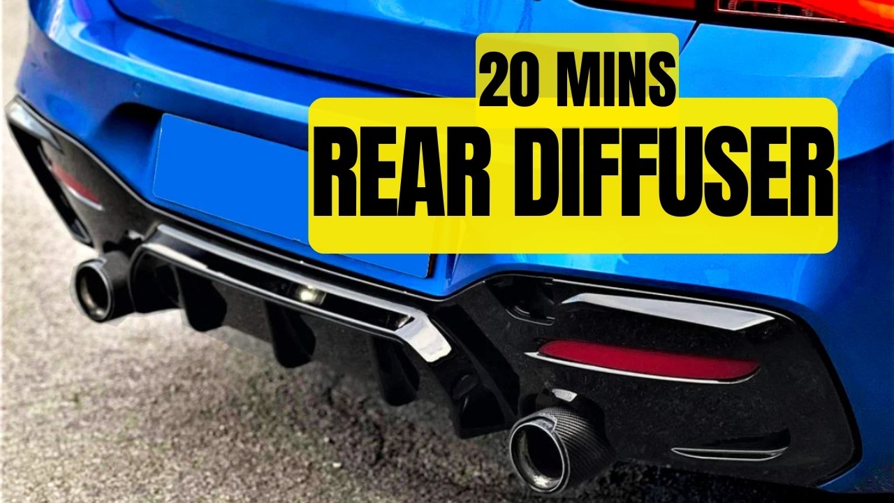 M140i Rear Diffuser: 20‑Minute Install (F20/F21) - YouTube