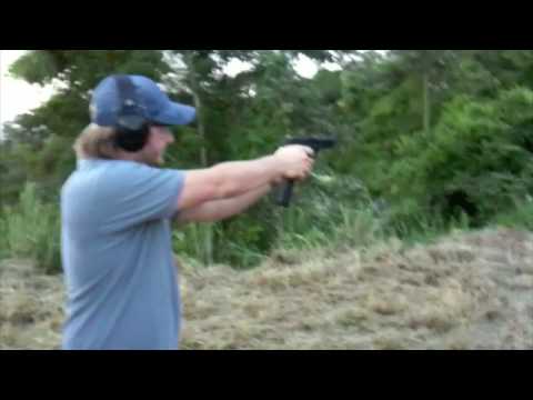 fully automatic glock 17 unloading a 32 round magazine youtube