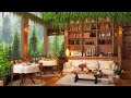 Jazz Relaxing Instrumental Music ☕ Morning Coffee Shop Ambience ~ Bossa Piano Jazz For Work, Study
