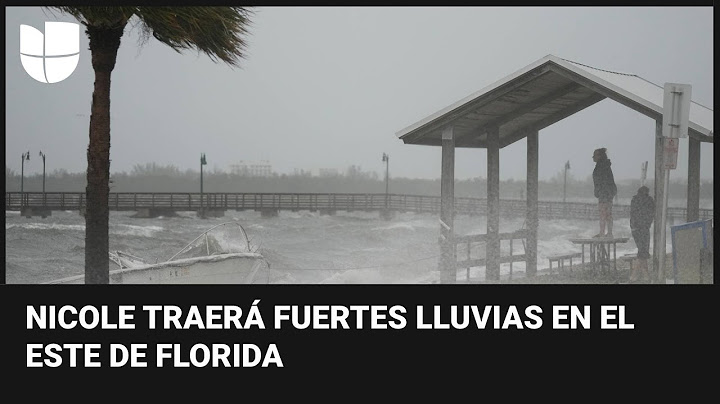 Fuertes lluvias y marejadas: lo que se espera en la costa este de Florida ante la llegada de Nicole