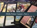 Sibilla Primer: Lesson 1, Part 2 (Card meanings: People, Places, Things)