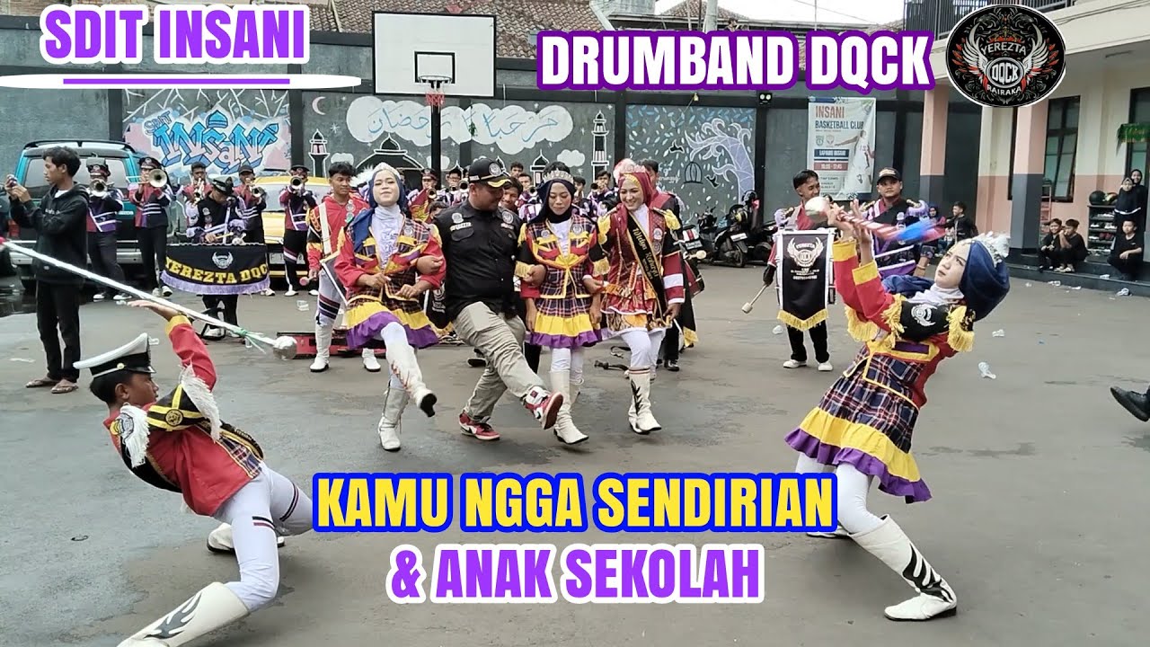 ATRAKSI DRUMBAND DQCK - Cover lagu Tipe-x kamu ngga sendirian & anak sekolah | SDIT INSANI